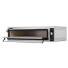Piec do pizzy elektryczny, sterowanie manualne, piekarniczy modułowy szamotowy, szeroki, 6x 40 cm, 4x 600x400 mm, 1540x985x410 mm | RESTO QUALITY, BAKE 6/L