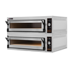Piec do pizzy elektryczny, sterowanie manualne, piekarniczy modułowy szamotowy, 4+4x 40 cm, 2+2x 600x400 mm, 1130x985x750 mm | RESTO QUALITY, BAKE 44