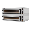 Piec do pizzy elektryczny, sterowanie manualne, piekarniczy modułowy szamotowy, szeroki, 6+6x 40 cm, 4+4x 600x400 mm, 1540x985x750 mm | RESTO QUALITY, BAKE 66/L