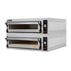 Piec do pizzy elektryczny, sterowanie manualne, piekarniczy modułowy szamotowy, 6+6x 40 cm, 4+4x 600x400 mm, 1130x1400x750 mm | RESTO QUALITY, BAKE 66