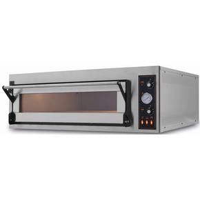 Piec do pizzy elektryczny, sterowanie manualne, piekarniczy modułowy szamotowy z podwyższaną komorą, 6x 40 cm, 4x 600x400 mm, 1130x1400x500 mm | RESTO QUALITY, BAKE 6H