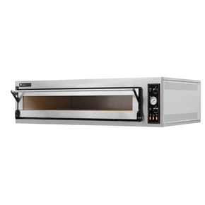 Piec do pizzy elektryczny, sterowanie manualne, piekarniczy modułowy szamotowy, szeroki, 6x 40 cm, 4x 600x400 mm, 1540x985x410 mm | RESTO QUALITY, BAKE 6/L