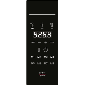 Piec konwekcyjny szybkiego gotowania, ogrzewanie nadmuchowe, cyfrowy panel sterowania, 3,6 kW, 230 V, czerwony, 397x598x410 mm | RESTO QUALITY, QUICK 1 RED