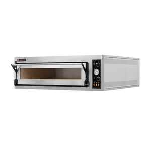 Piec do pizzy elektryczny, sterowanie manualne, piekarniczy modułowy szamotowy, 6x 40 cm, 4x 600x400 mm, 1130x1400x410 mm | RESTO QUALITY, BAKE 6