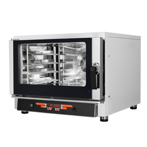 Piec konwekcyjno-parowy, 4xGN1/1, 4x 600x400 mm, sonda, 9 programów, 5,45 kW, 840x910x670 mm | RESTO QUALITY, FED04