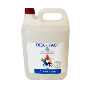 Żel do higienicznej dezynfekcji skóry rąk 5 l | DEX-FAST, DEX-5