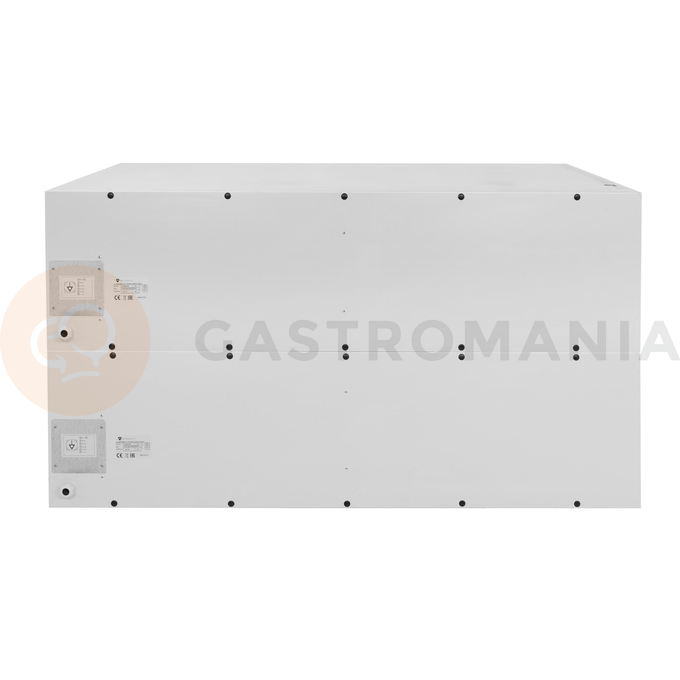 Piec do pizzy elektryczny, sterowanie elektroniczne, piekarniczy modułowy szamotowy, szeroki, 6+6x 40 cm, 4+4x 600x400 mm, 1540x985x750 mm | RESTO QUALITY, BAKE D66/L