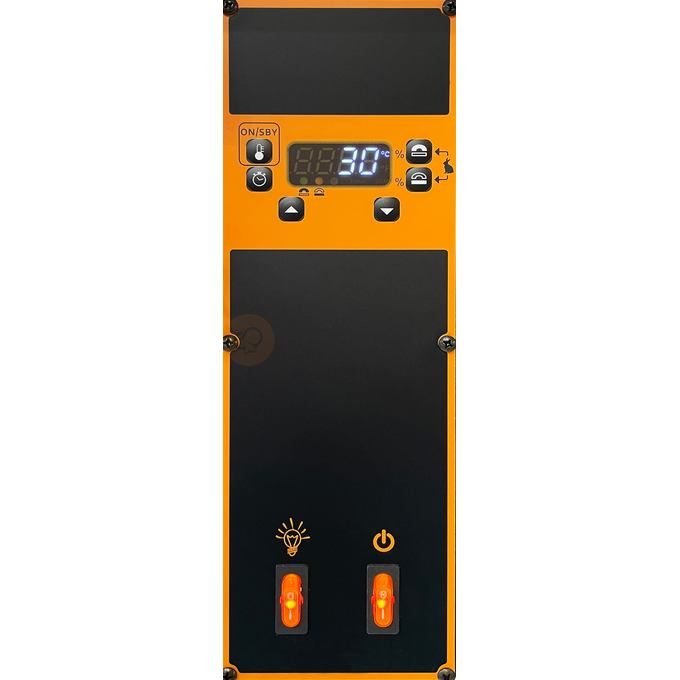 Piec do pizzy elektryczny, sterowanie elektroniczne, piekarniczy modułowy szamotowy, szeroki, 6+6x 40 cm, 4+4x 600x400 mm, 1540x985x750 mm | RESTO QUALITY, BAKE D66/L