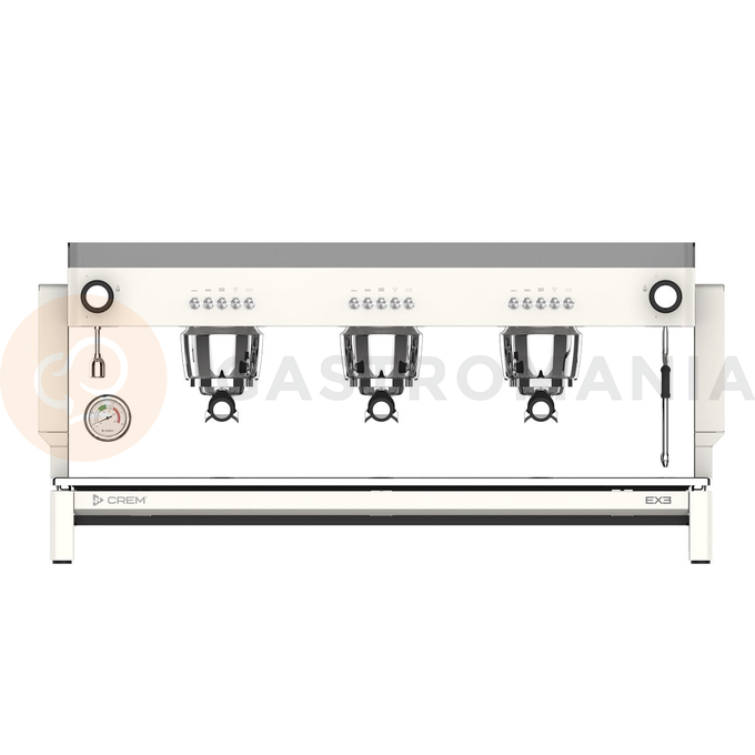 Ekspres do kawy 3-grupowy, biały, 17,5 l, 4,35 kW, 990x575x465 mm | CREM, Entry Version EX3 3GR W