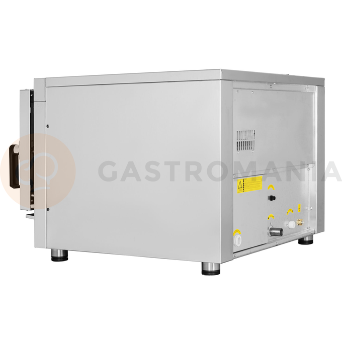 Piec konwekcyjno-parowy, 4xGN1/1, 4x 600x400 mm, sonda, 9 programów, 5,45 kW, 840x910x670 mm | RESTO QUALITY, FED04