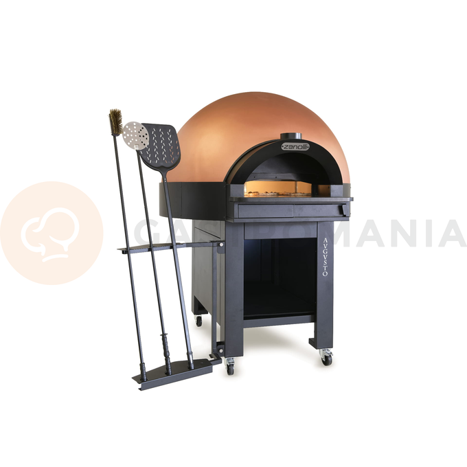 Piec do pizzy neapolitańskiej 6x 33 cm, 500°C, 1620x1800x2160 mm | ZANOLLI, AUGUSTO 6 E