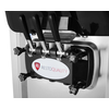 Maszyna do lodów włoskich, automat do lodów soft, 2 smaki + mix, wolnostojąca, 2x 7,2 l, 540x665x1385 mm | RESTO QUALITY, RQ369C