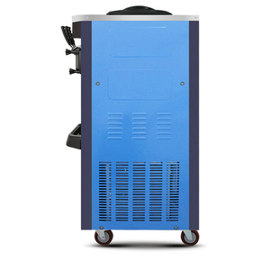 Maszyna do lodów włoskich, wolnostojąca, automat do lodów soft, nocne chłodzenie, 2 smaki + mix, 2x 5,8 l, 540x665x1255 mm | RESTO QUALITY, RQ208C