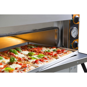 Piec do pizzy elektryczny, jednokomorowy, sterowanie manualne, 9x 36 cm, 1310x1265x395 mm | RESTO QUALITY, TOP 9 XL
