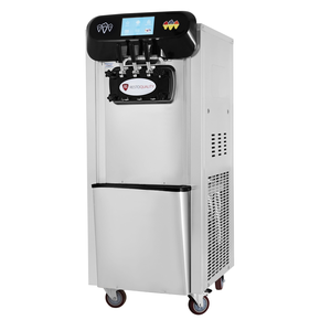 Maszyna do lodów włoskich, automat do lodów soft, 2 smaki + mix, wolnostojąca, 2x 7,2 l, 540x665x1385 mm | RESTO QUALITY, RQ369C