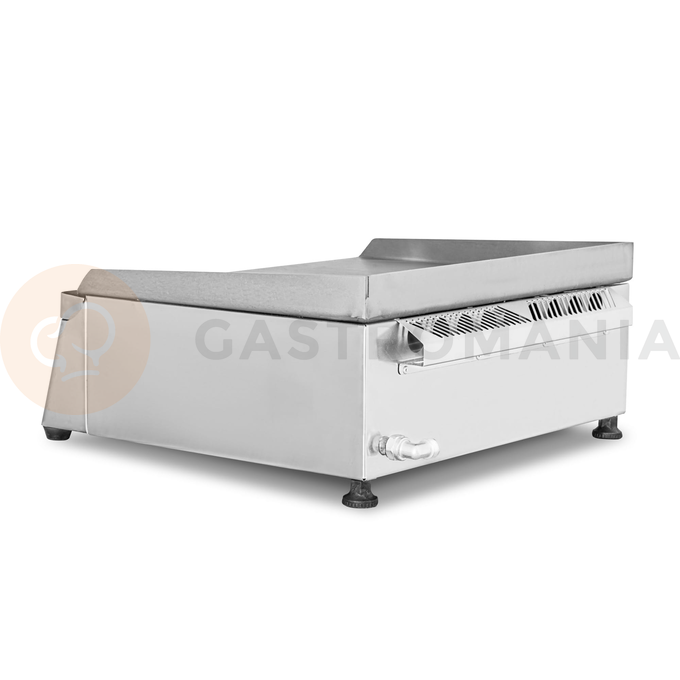 Płyta grillowa gazowa, gładka, 6,4kW, 505x505x225 mm | RESTO QUALITY, RQG30952