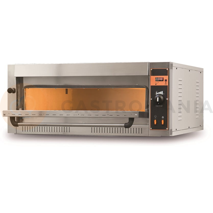 Piec do pizzy elektryczny, jednokomorowy, sterowanie elektroniczne, 4x 36 cm, 950x905x395 mm | RESTO QUALITY, TOP D 4 XL