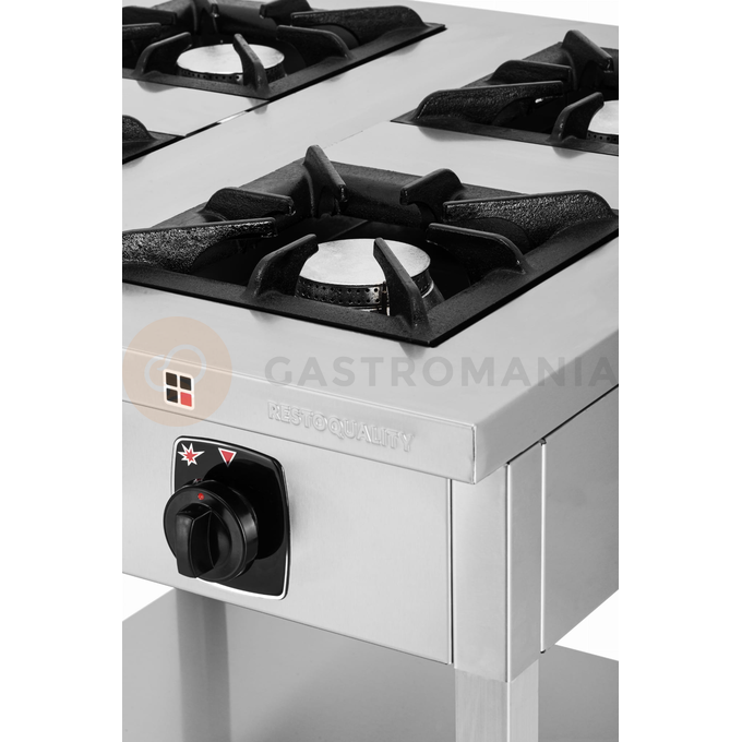 Kuchnia gazowa wolnostojąca 4 palnikowa, 28 kW, 900x900x850 mm | RESTO QUALITY, RQ403559