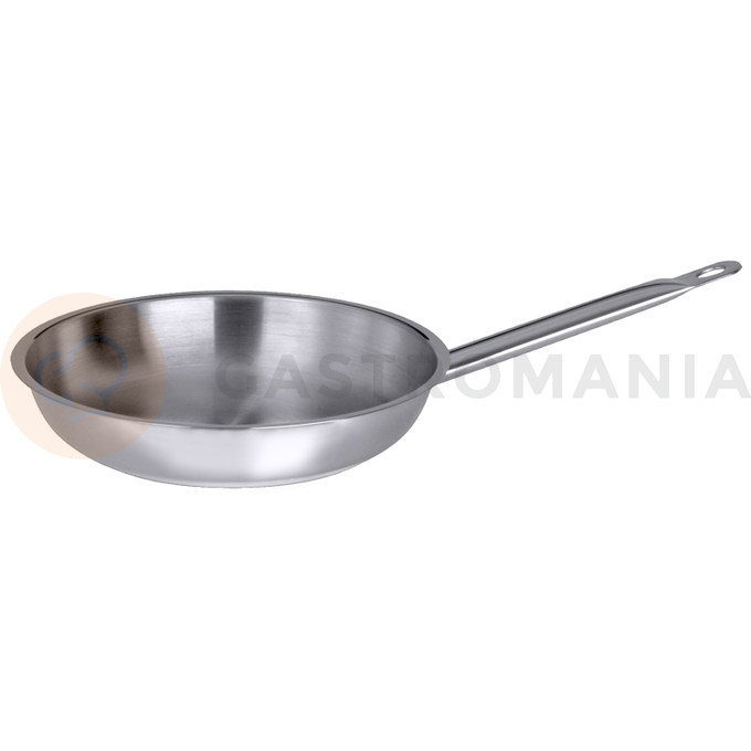 Patelnia do smażenia ze stali nierdzewnej bez pokrywki, średnica 280 mm | CONTACTO, Seria 2200
