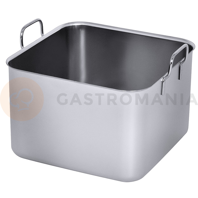 Kwadratowy wkład do gotowania w kąpieli wodnej, 9 l, 240x240x160 mm | CONTACTO, Series A