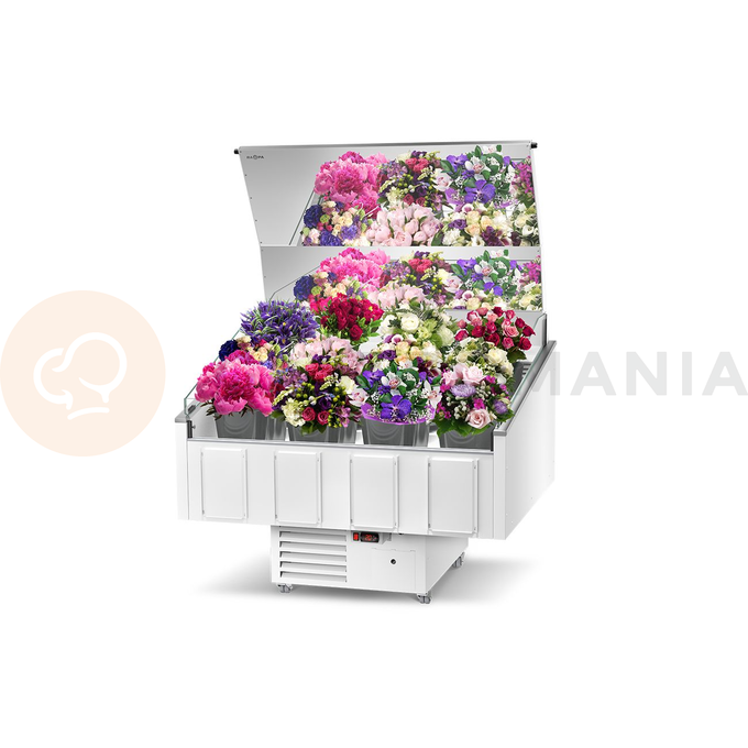 Lada chłodnicza na kwiaty 1450x950x1910 mm | RAPA, L-BK