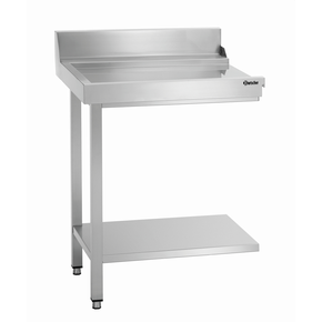 Stół wyładowczy lewy do zmywarek ze stali nierdzewnej 700x720x850 mm | BARTSCHER, DS-700LI