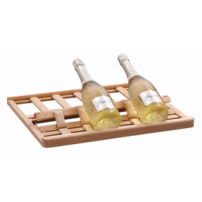 Prezenter do wina, składany, drewniany, na 6 butelek, 506x438x30 mm | BARTSCHER, 2Z 126FL
