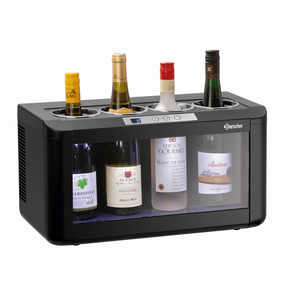 Chłodziarka do wina, na 4 butelki, oświetlenie LED, 480x260x260 mm | BARTSCHER, 4FL-100
