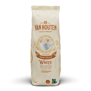 Czekolada na gorąco biała w proszku 100%, 1 kg | VAN HOUTEN, VM-54625-V17