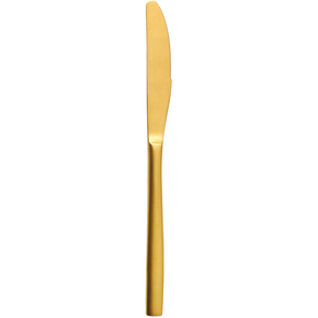 Nóż stołowy, złoty, 221 mm | COMAS, BCN Kolor