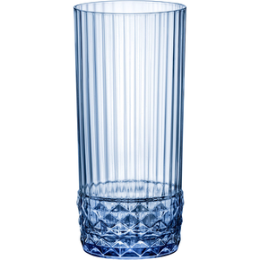 Szklanka wysoka, sapphire blue, 490 ml | BORMIOLI ROCCO, America' 20 s