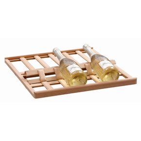 Prezenter do wina, składany, drewniany, na 6 butelek, 505x534x33 mm | BARTSCHER, 2Z 180FL