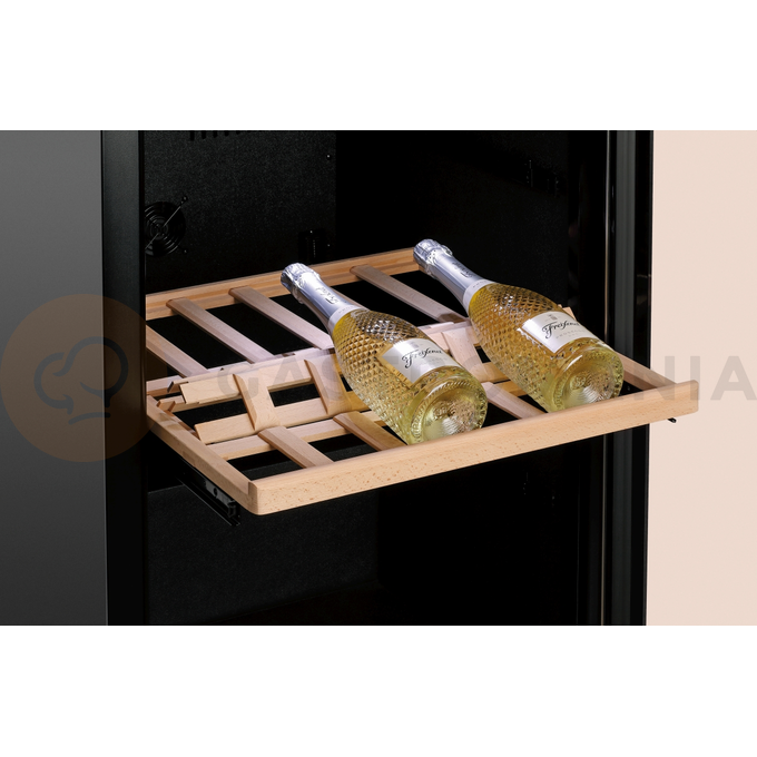 Prezenter do wina, składany, drewniany, na 6 butelek, 505x534x33 mm | BARTSCHER, 2Z 180FL