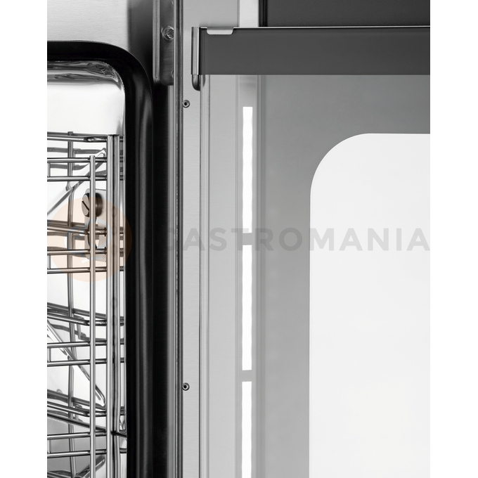 Piec konwekcyjno-parowy elektryczny 10x GN1/1, sterowanie elektroniczne, system mycia, 12,6 kW, 400 V, 890x835x1065 mm | BARTSCHER, Silversteam 10111DRS