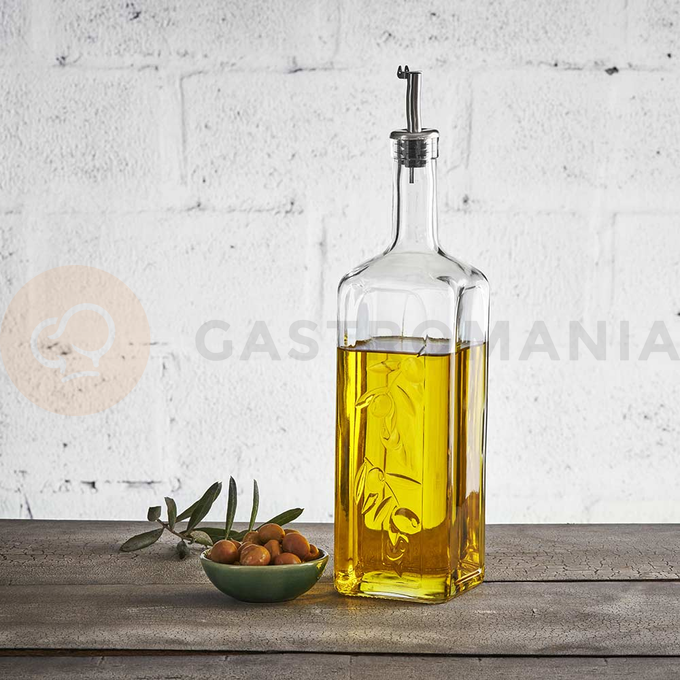 Butelka do oliwy i octu z metalowym korkiem, 0,365 l | PASABAHCE, 400290