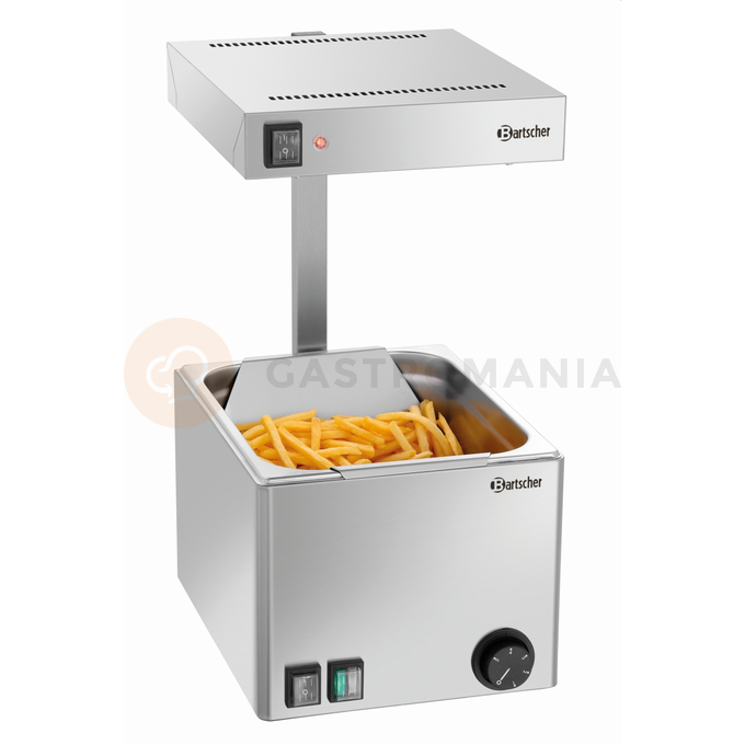 Podgrzewacz do frytek, 1/2 GN, 270x350x220 mm | BARTSCHER, 12-150
