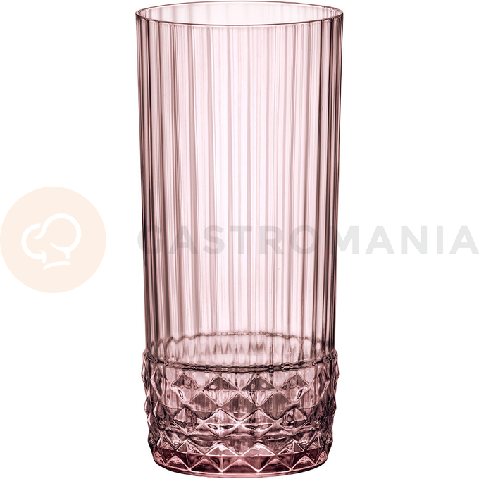 Szklanka wysoka, lilac rose, 490 ml | BORMIOLI ROCCO, America' 20 s