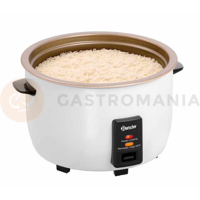 Urządzenie do gotowania ryżu 8 l, białe, 440x340x360 mm | BARTSCHER, 150533