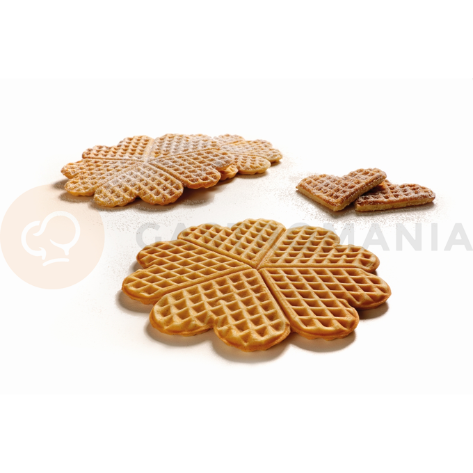 Gofrownica elektryczna, żeliwna, gofr serce 210x16 mm, 285x470x225 mm | BARTSCHER, MDI 1HW211