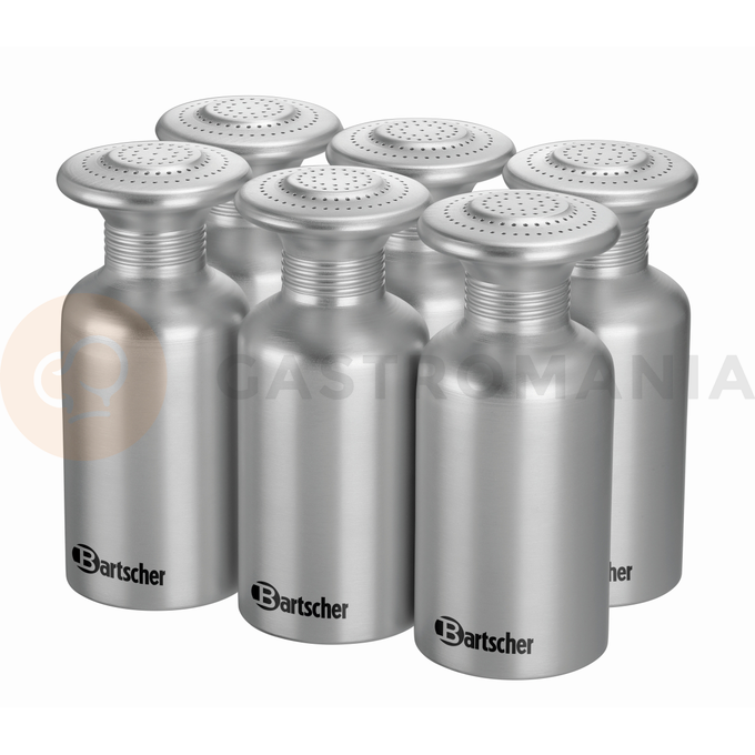 Solniczka aluminiowa 300 ml, 70x70x115 mm, komplet 6 szt. | BARTSCHER, 650