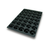 Forma silikonowa 600x400 mm SQ049 Mid Gugelhopf, 35x 80 ml, 60x37 mm | SILIKOMART, 60x40 Sessanta Quaranta