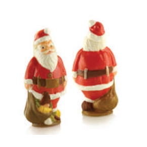 Forma do czekolady - Święty Mikołaj, 2x 150x160x60 mm - 904320 Babbo Natale Con Regali | SILIKOMART, EasyChoc