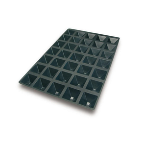 Forma silikonowa 600x400 mm SQ010 Pyramids, 35x 61 ml, 65x65x35 mm | SILIKOMART, 60x40 Sessanta Quaranta