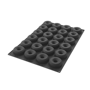 Forma silikonowa 600x400 mm SQ059 Donuts, 24x 133 ml, 85x29 mm | SILIKOMART, 60x40 Sessanta Quaranta