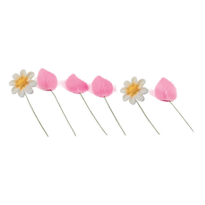 Zestaw drucików do tworzenia cukrowych ozdób z kwiatkami i listkami 3 mm, 50 szt. | SILIKOMART, Cake Design