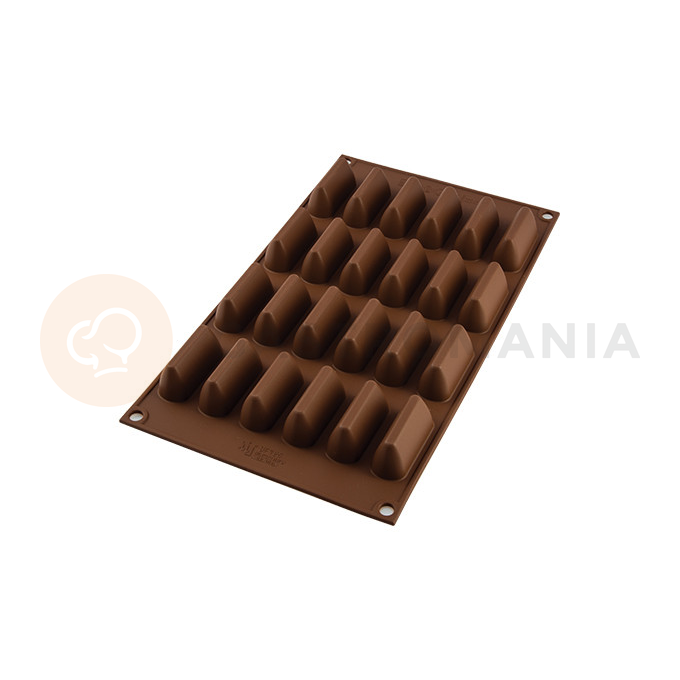 Forma do pralin i czekoladek - 24x 50x18x23 mm, 14 ml - SF125 Chocogianduia | SILIKOMART, EasyChoc