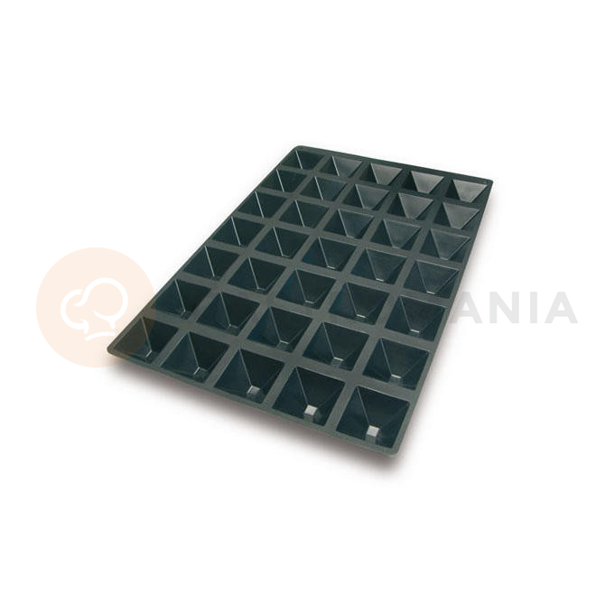 Forma silikonowa 600x400 mm SQ010 Pyramids, 35x 61 ml, 65x65x35 mm | SILIKOMART, 60x40 Sessanta Quaranta