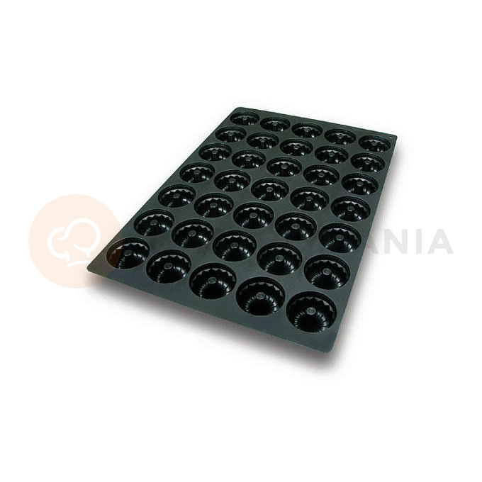 Forma silikonowa 600x400 mm SQ049 Mid Gugelhopf, 35x 80 ml, 60x37 mm | SILIKOMART, 60x40 Sessanta Quaranta