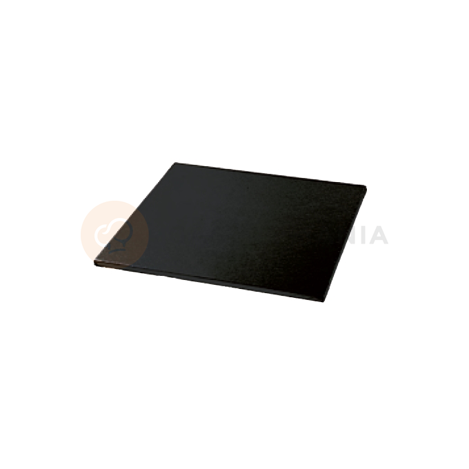 Podkład pod ciasto i torty kwadratowy czarny - 25x25 cm | SILIKOMART, Cake Cardboard Drums Square