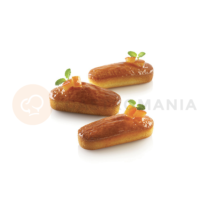 Silikonowa forma na mini podłużne ciastka 6x 95x40x25 mm, 4 szt. | SILIKOMART, Air Plus 03 Mini Plumcake